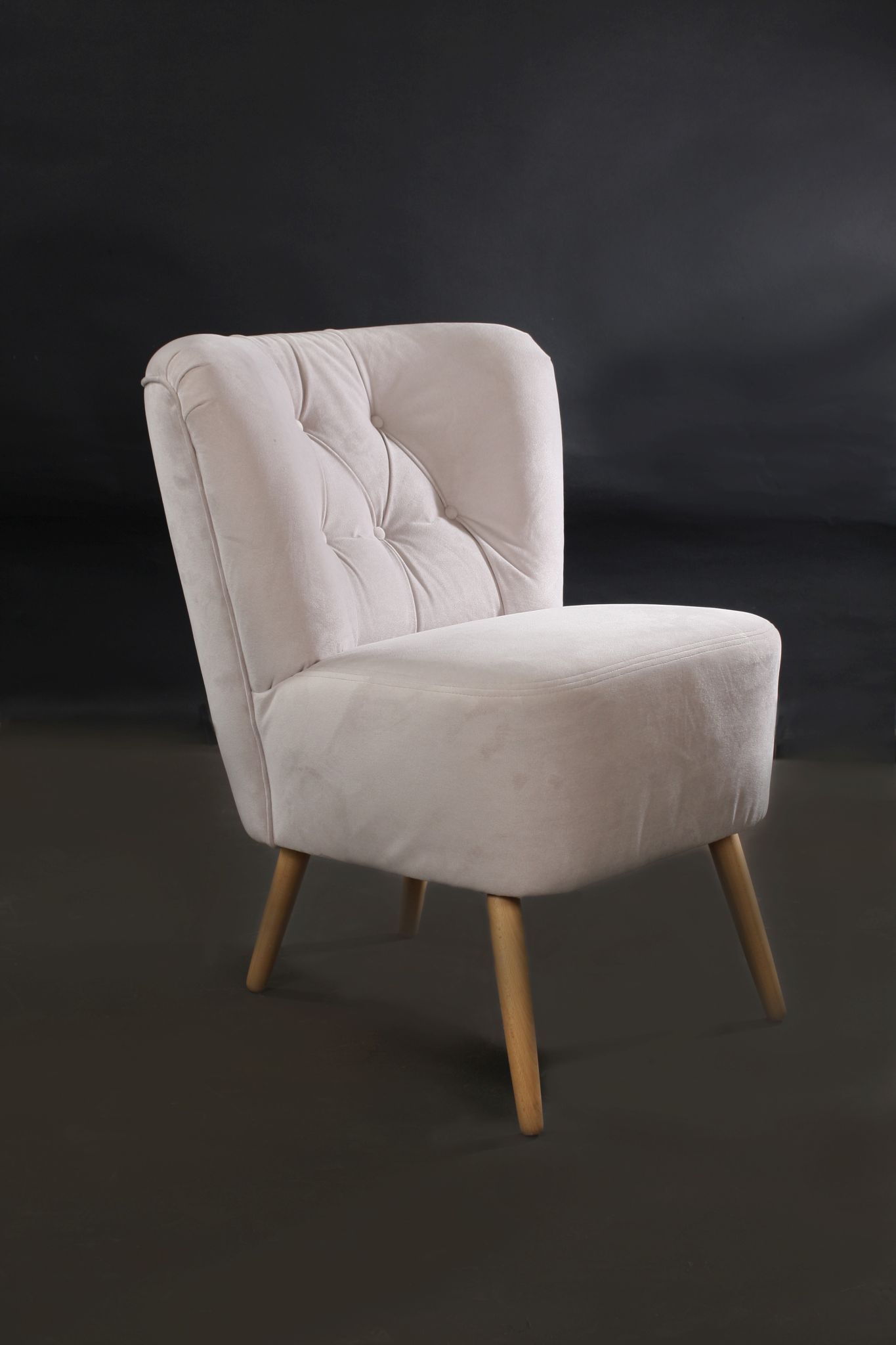 Fotel tapicerowany DYZIO - biały