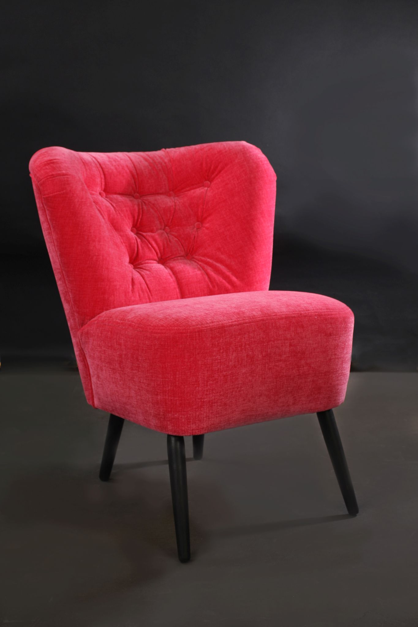 Fotel tapicerowany DYZIO czerwony